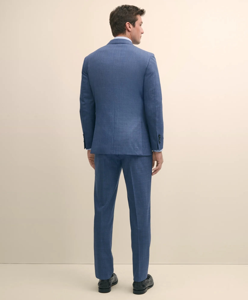 Slim Fit Wool Check 1818 Suit