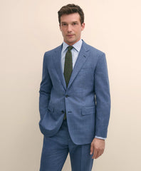 Slim Fit Wool Check 1818 Suit