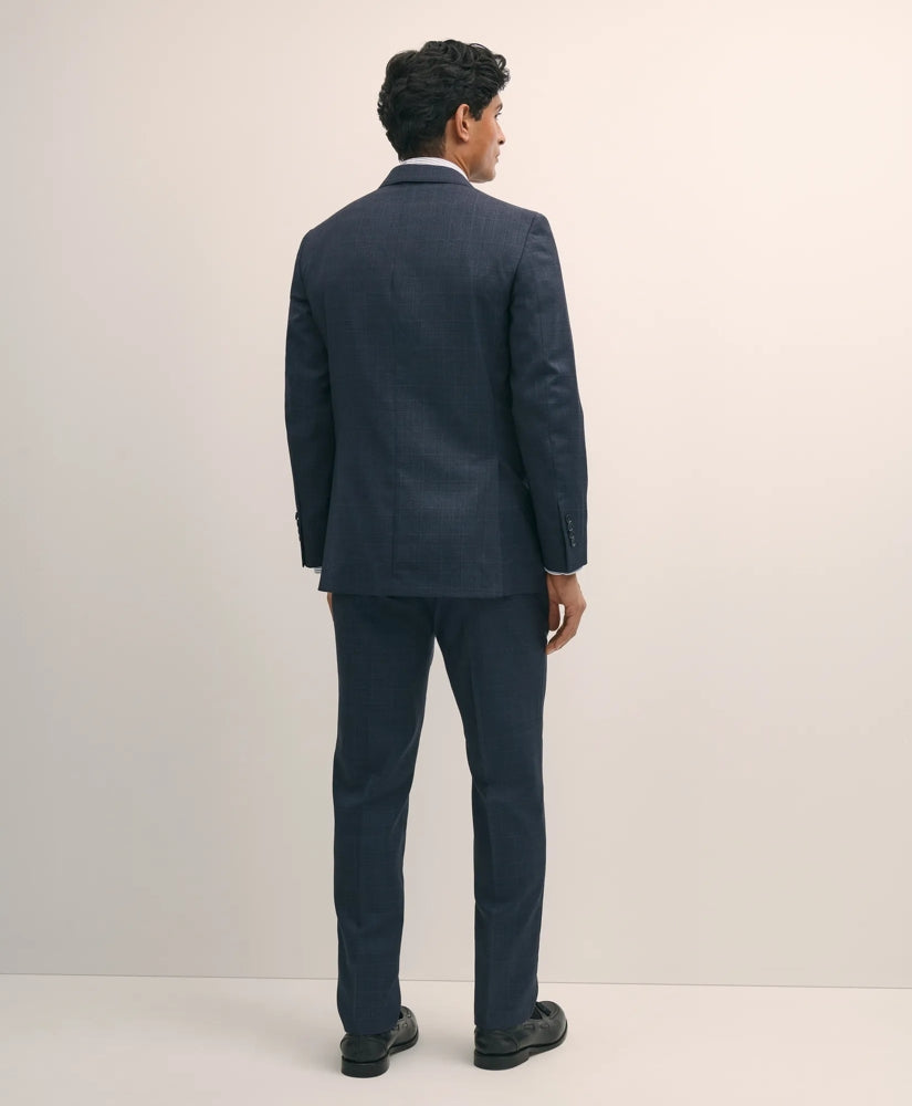 Slim Fit Wool Check 1818 Suit
