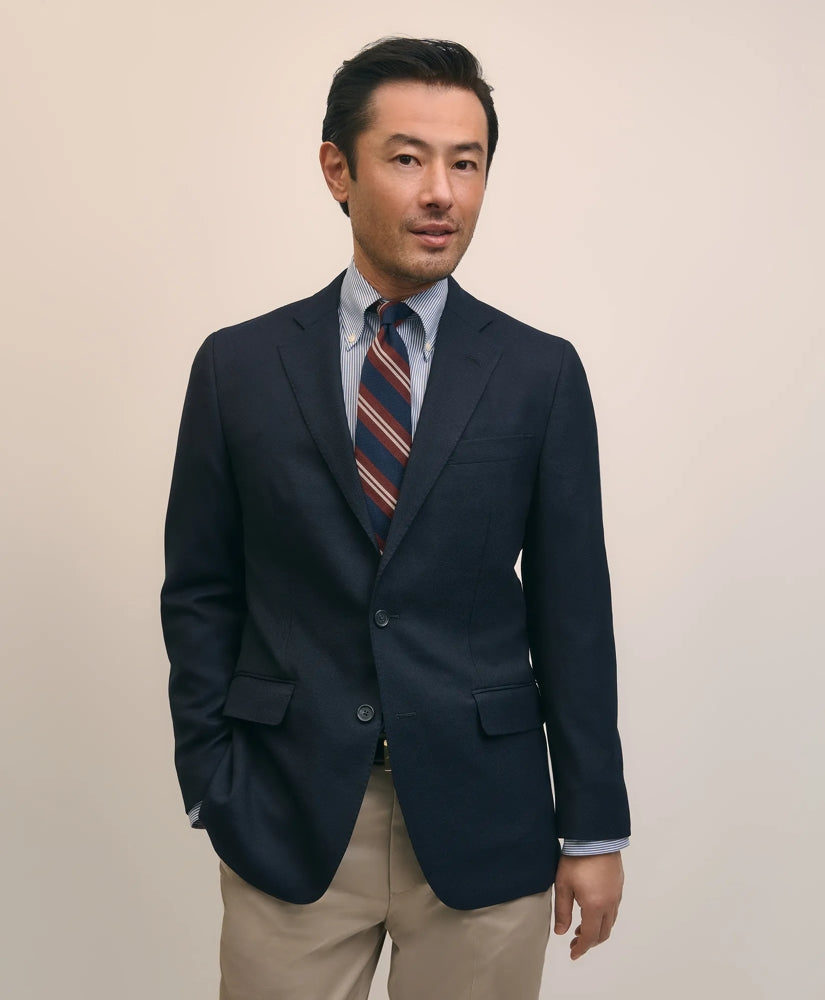 Slim Fit Wool Hopsack Sport Coat