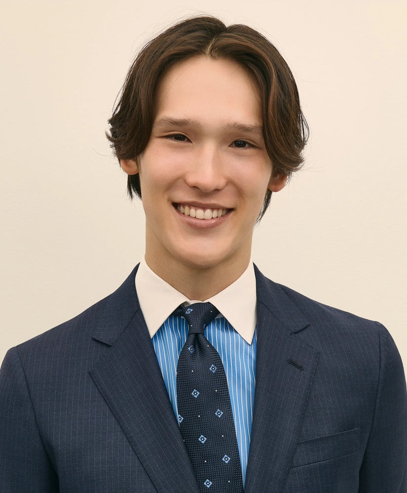 Slim Fit Wool Pinstripe 1818 Suit