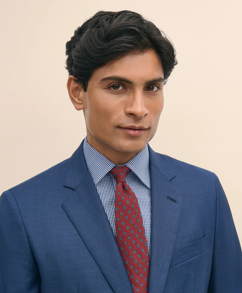Slim Fit Wool Sharkskin 1818 Suit
