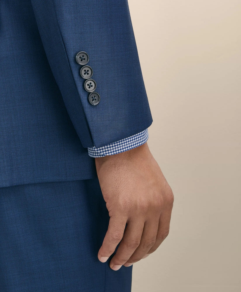 Slim Fit Wool Sharkskin 1818 Suit