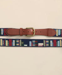 Smathers & Branson Needlepoint Bookcase Belt