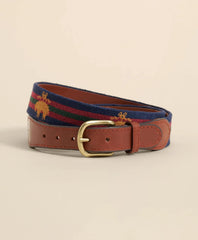 Smathers & Branson Needlepoint Golden Fleece® Belt