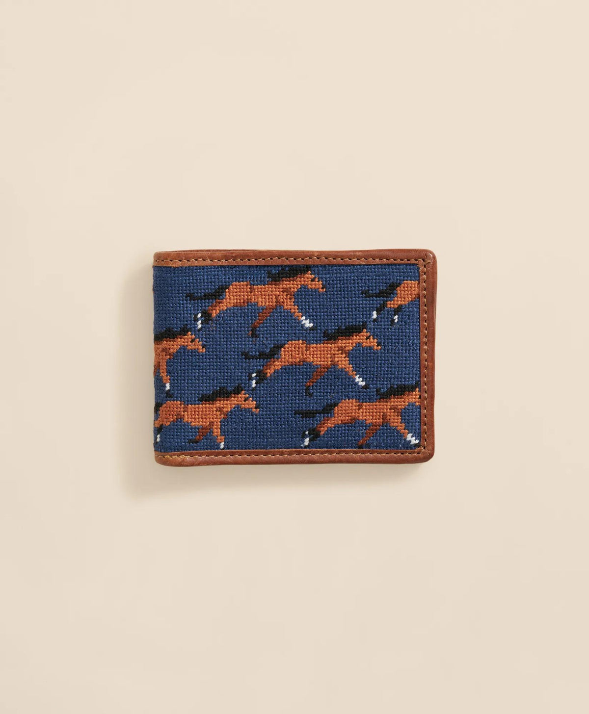 Smathers & Branson Needlepoint Horse Wallet