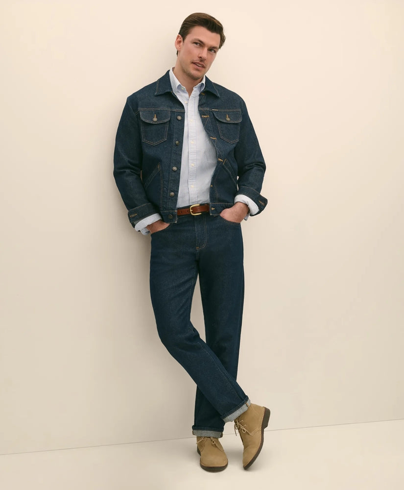 Straight Fit Denim Jeans