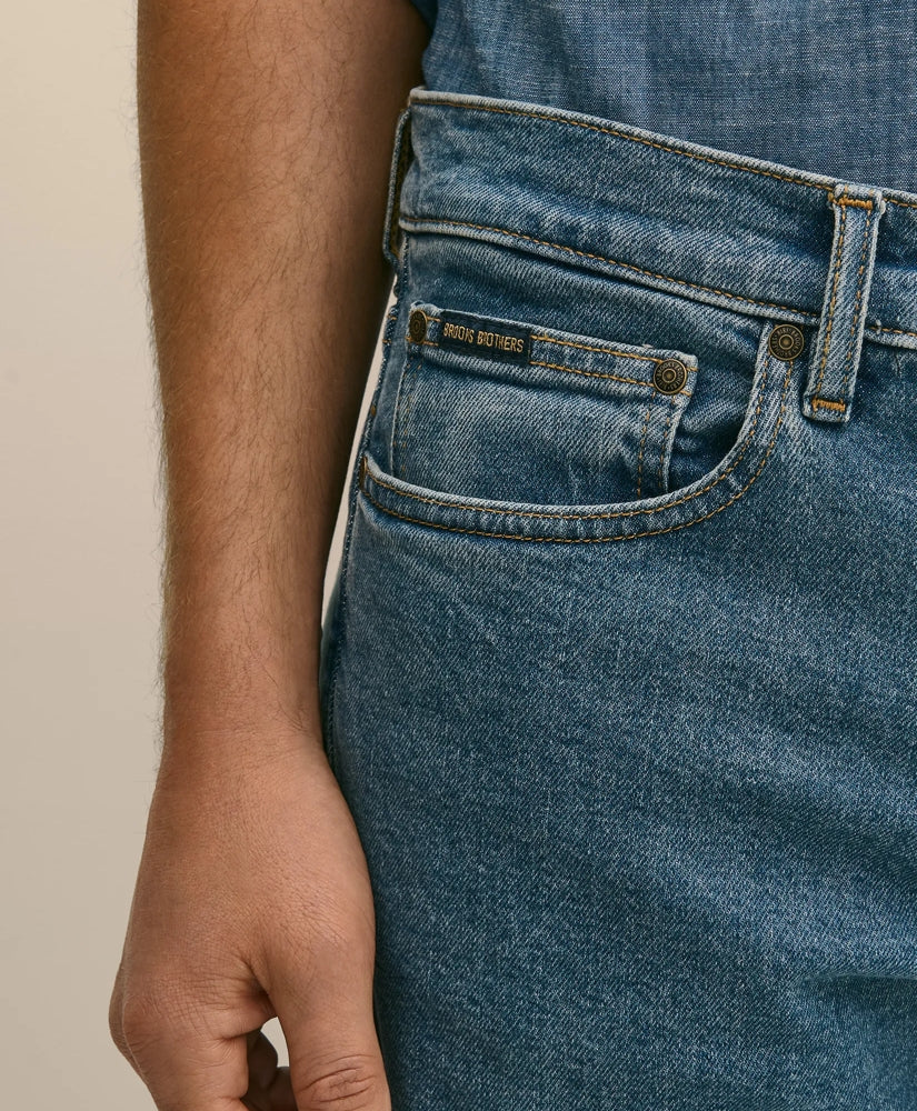 Straight Fit Denim Jeans