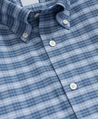 Stretch Non-Iron Oxford Button-Down Collar, Tartan Sport Shirt