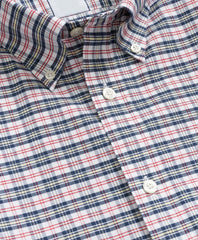Stretch Non-Iron Oxford Button-Down Collar, Vintage Check Shirt