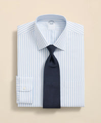 Stretch Supima® Cotton Non-Iron Ainsley Collar, Stripe Dress Shirt
