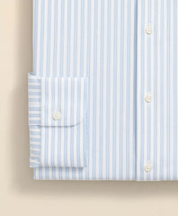 Stretch Supima® Cotton Non-Iron Ainsley Collar, Stripe Dress Shirt