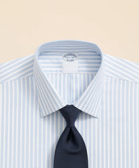 Stretch Supima® Cotton Non-Iron Ainsley Collar, Stripe Dress Shirt