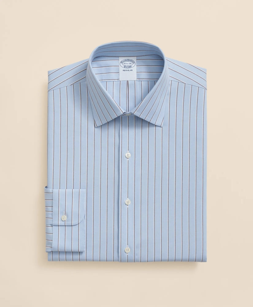 Stretch Supima® Cotton Non-Iron Pinpoint Oxford Ainsley Collar Dress Shirt