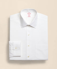 Stretch Supima® Cotton Non-Iron Pinpoint Oxford Ainsley Collar Dress Shirt