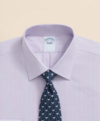 Stretch Supima® Cotton Non-Iron Royal Oxford Ainsley Collar, Striped Dress Shirt