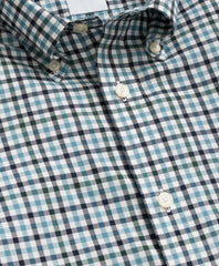 Stretch Supima® Cotton Non-Iron Twill Polo Button Down, Check Sport Shirt