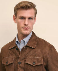Suede Trucker Jacket
