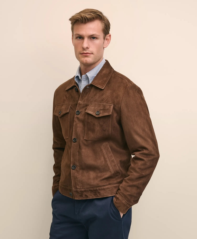 Suede Trucker Jacket