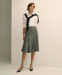 Supima® Cotton Beaded-Trim Poplin Shirt