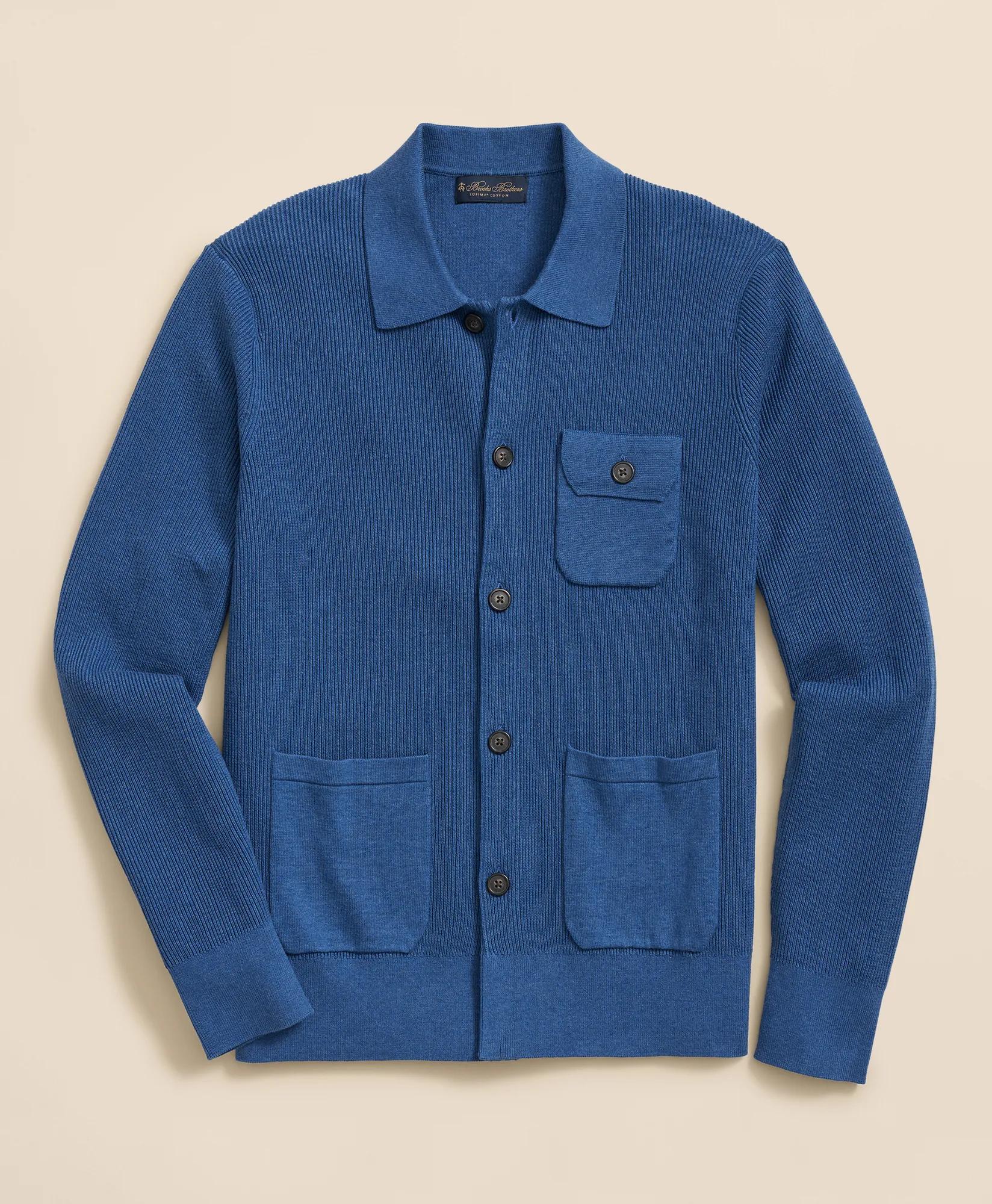 Supima® Cotton Chore Coat Sweater