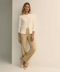 Supima® Cotton Floral Embroidered Cardigan