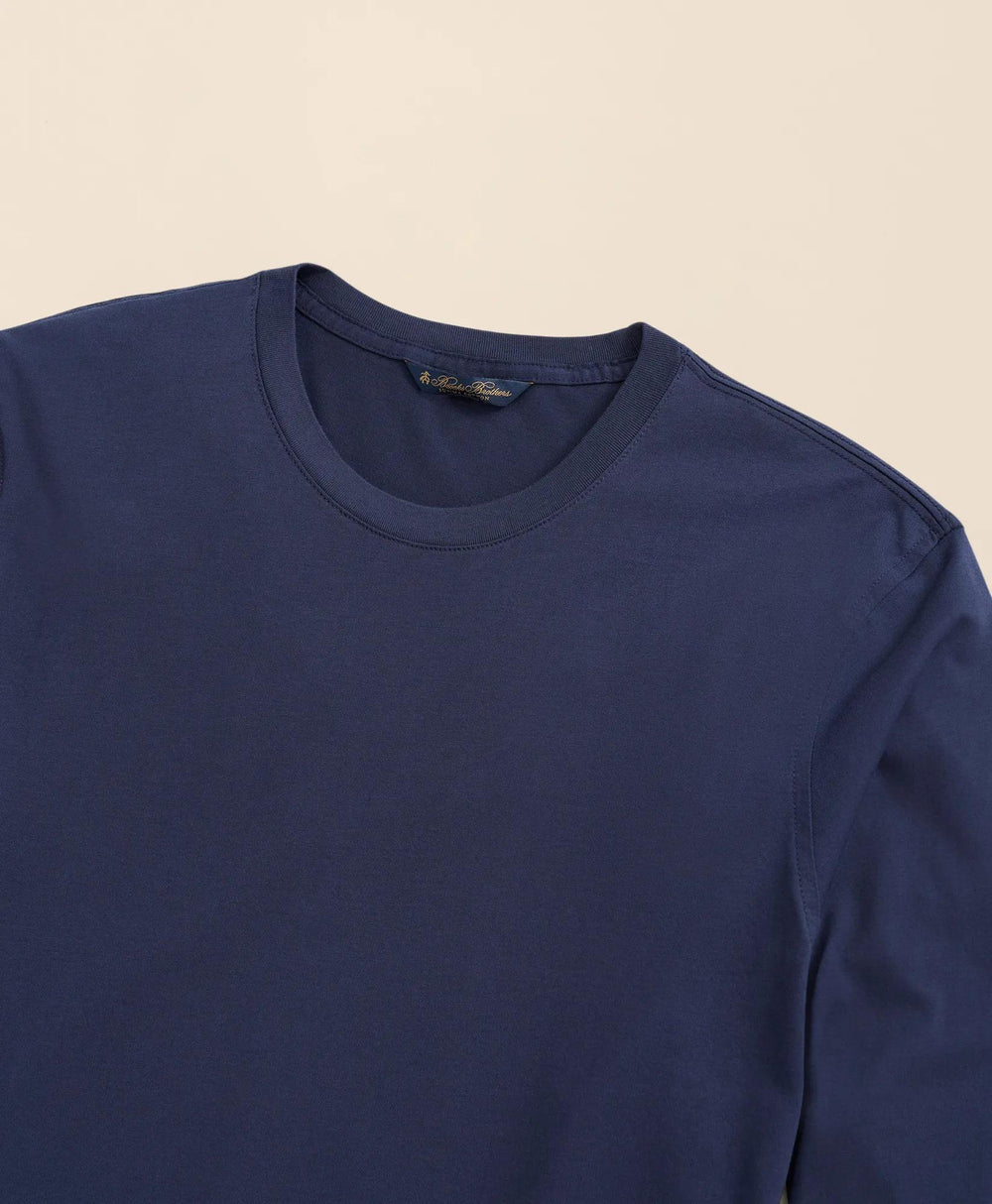 Supima® Cotton Long-Sleeve Logo T-Shirt