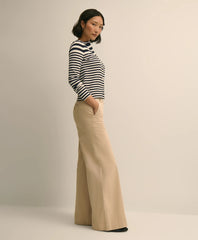 Supima® Cotton Variegated Stripe Cardigan