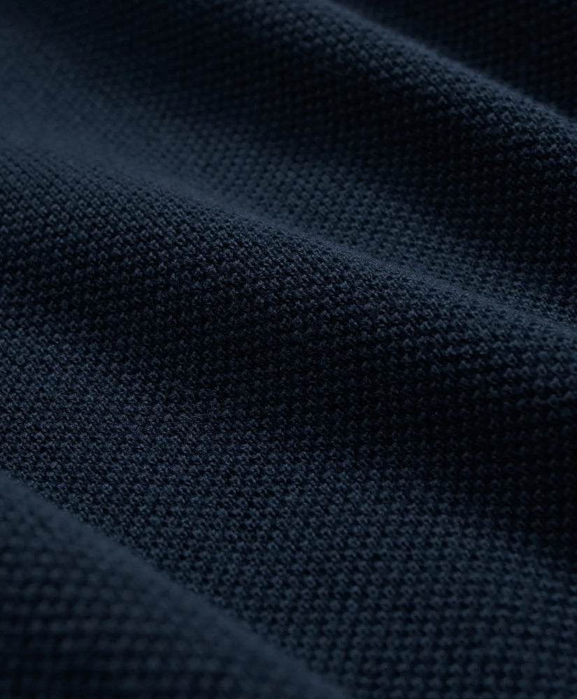 Supima® Cotton Pique Quarter-Zip Sweater