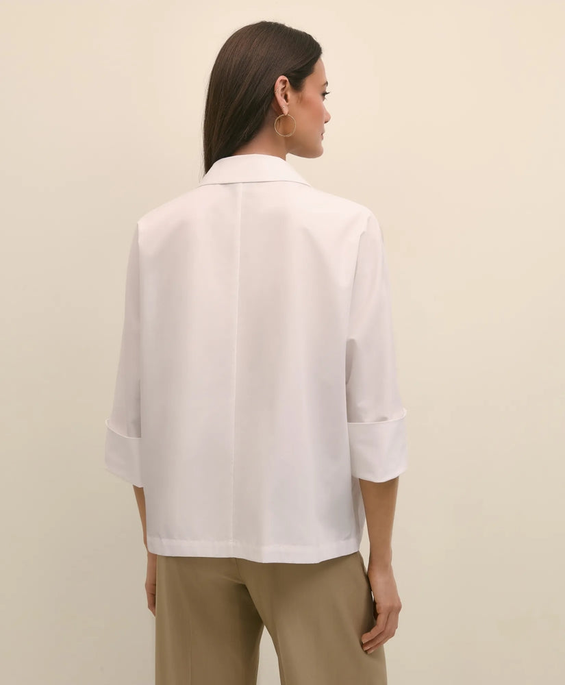Supima® Cotton Relaxed Dolman-Sleeve Shirt