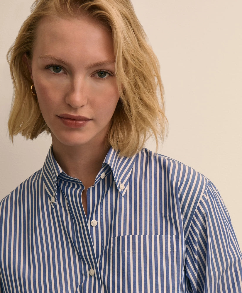 The Cropped Button-Down Shirt