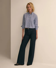 The Cropped Button-Down Shirt