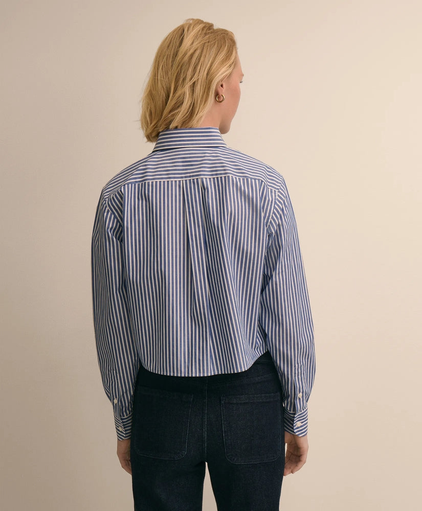 The Cropped Button-Down Shirt