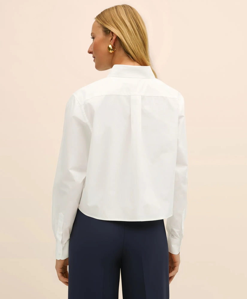 The Cropped Button-Down Shirt
