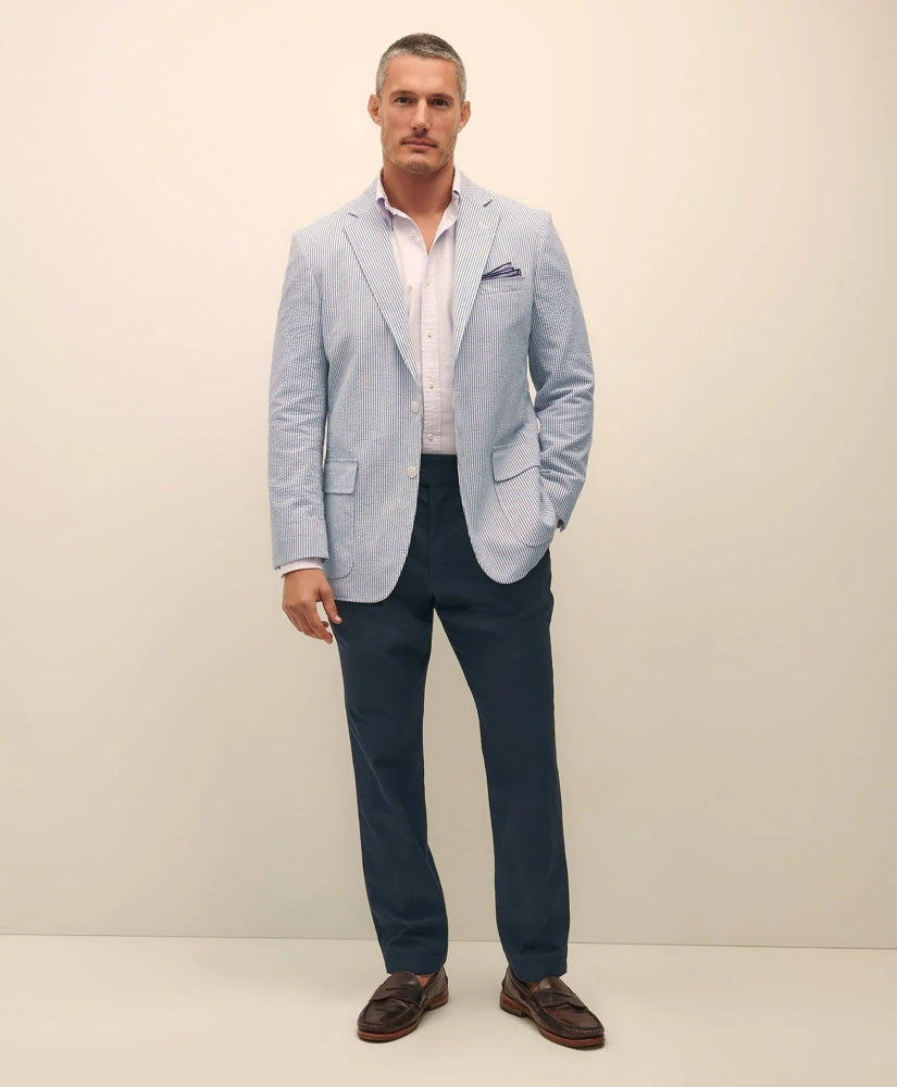 The No. 1 Sack Sport Coat in Cotton Seersucker