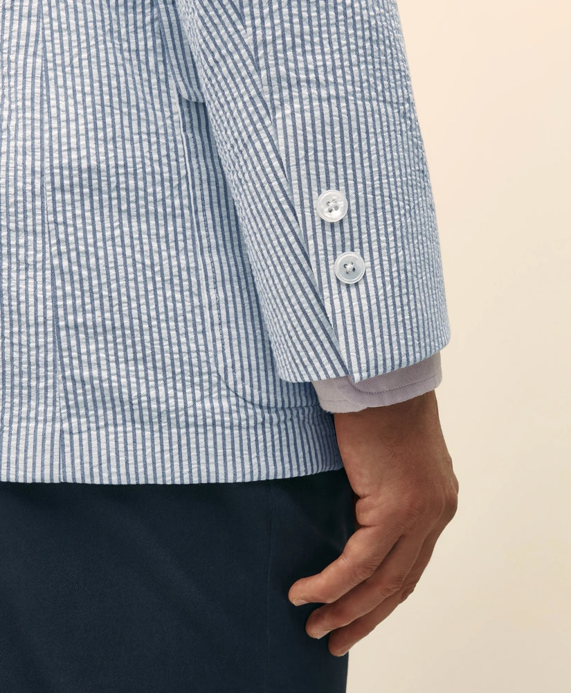 The No. 1 Sack Sport Coat in Cotton Seersucker