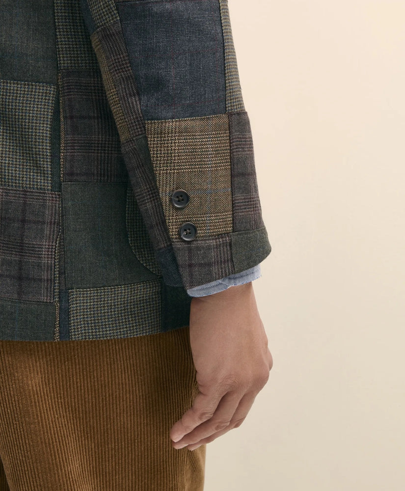 The No. 1 Sack Sport Coat in Patchwork Wool