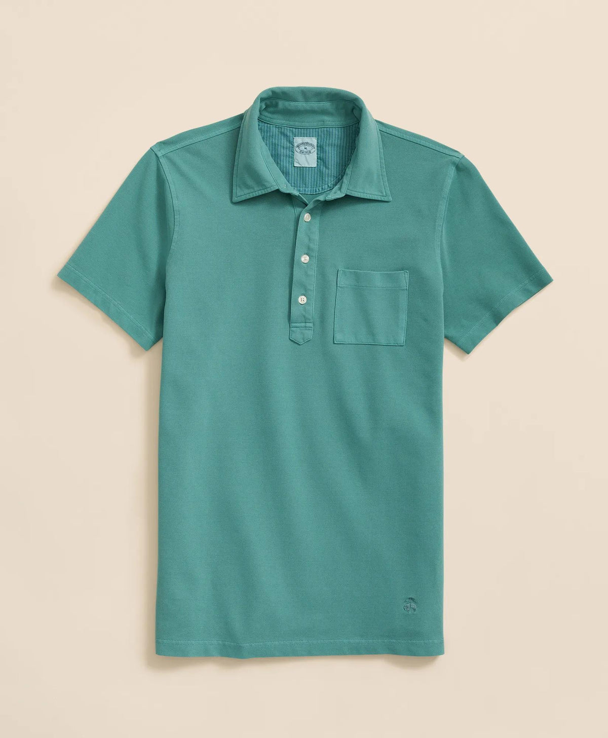 The Vintage Short-Sleeve Garment Dyed Polo Shirt