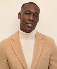 Traditional Fit Camel Hair Twill 1818 Sport Coat