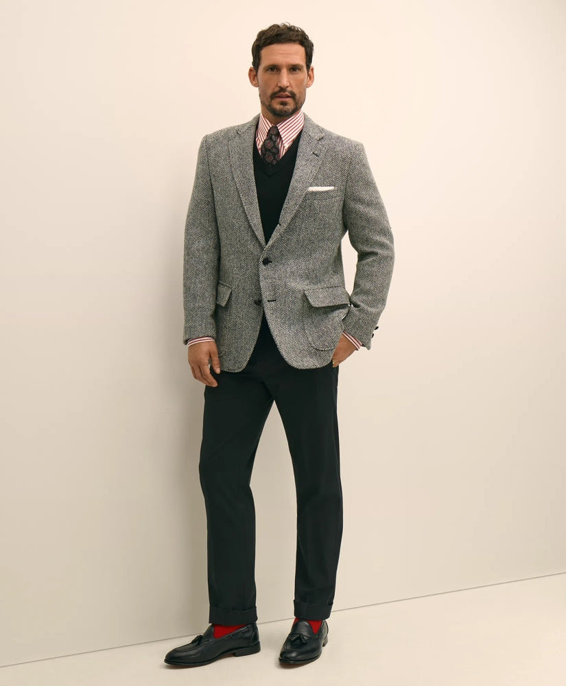 No. 1 Sack Sport Coat in Harris Tweed