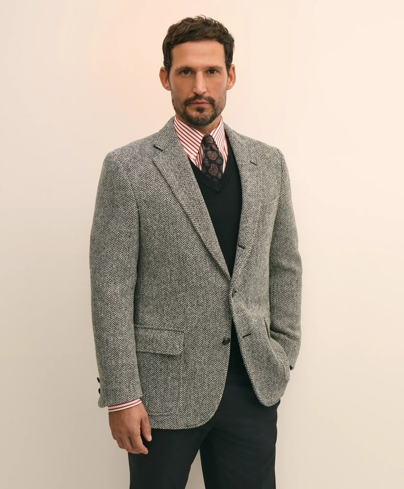 No. 1 Sack Sport Coat in Harris Tweed