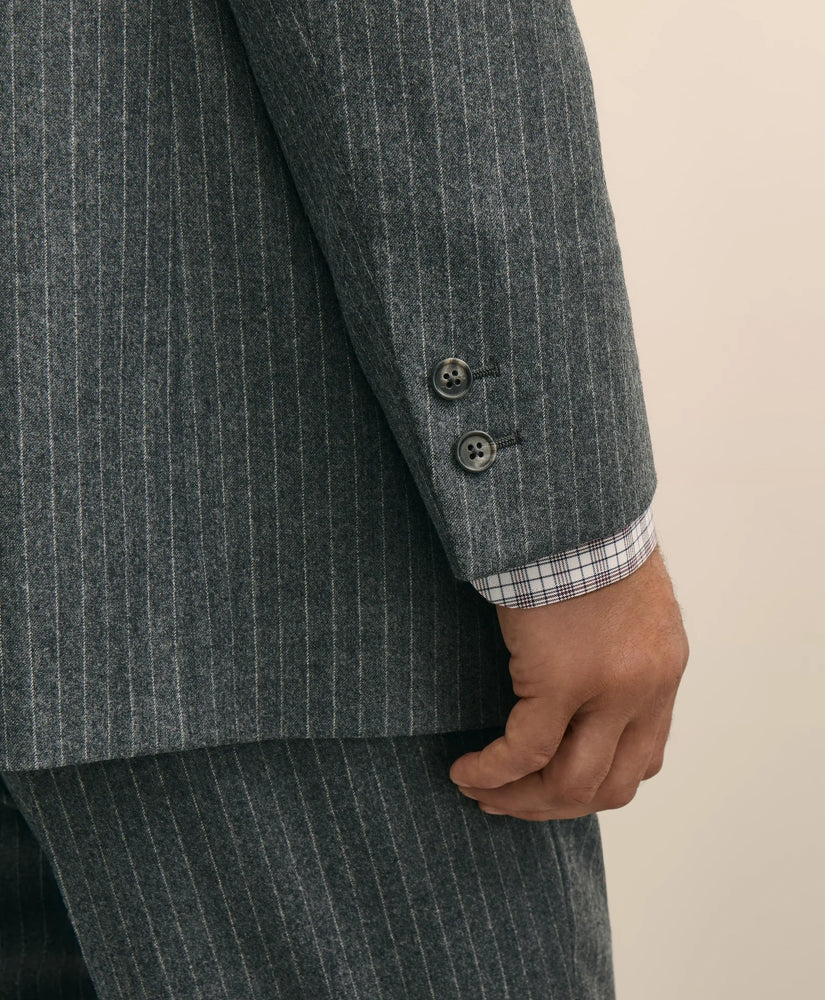 No. 1 Sack Suit in Pinstripe Wool Flannel