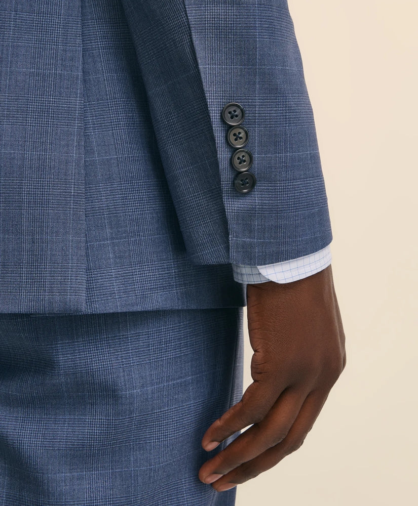 Traditional Fit Wool Check 1818 Suit