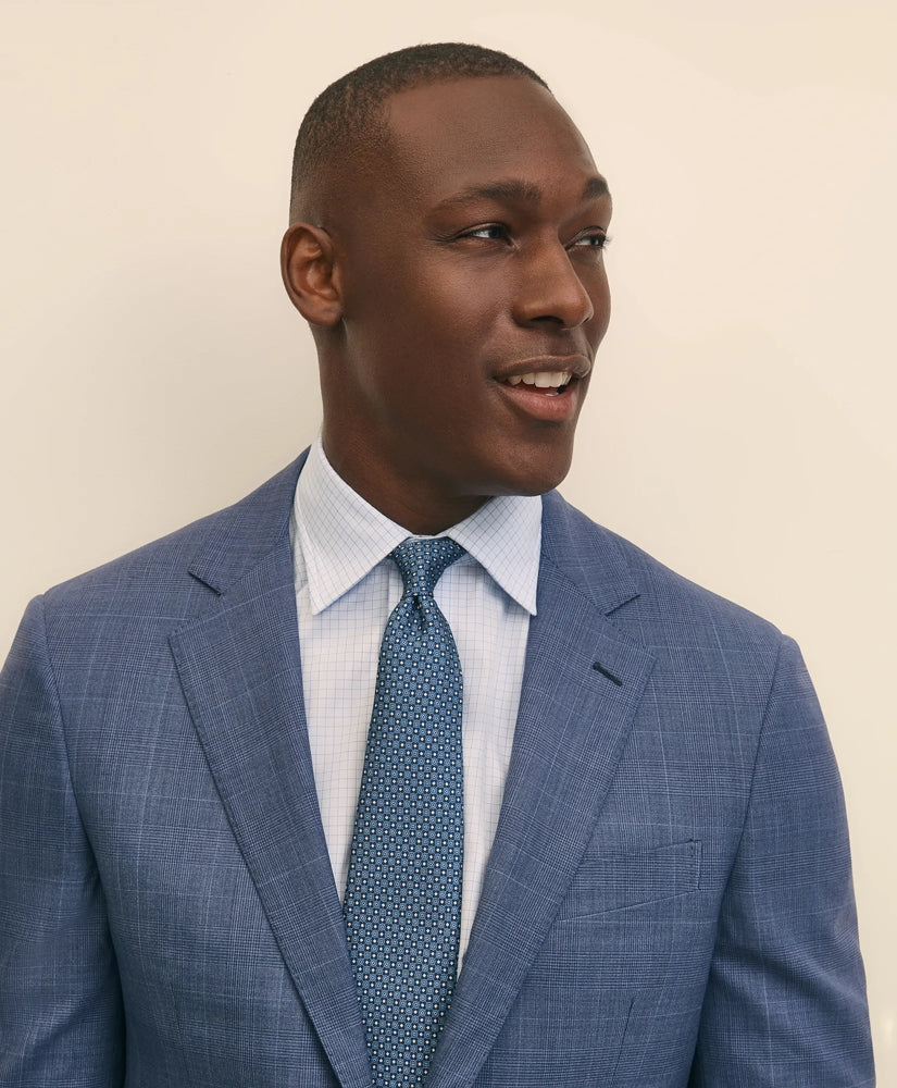 Traditional Fit Wool Check 1818 Suit