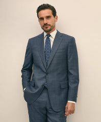 Traditional Fit Wool Check 1818 Suit