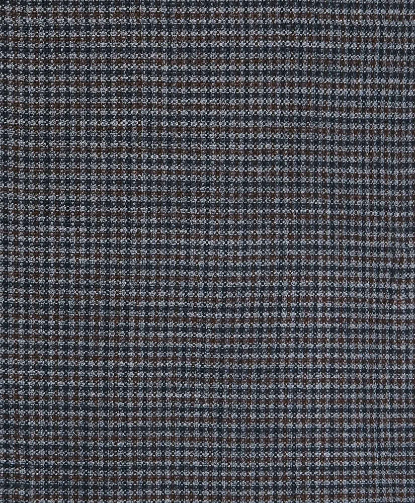 Traditional Fit Wool Hopsack Gingham Sport Coat