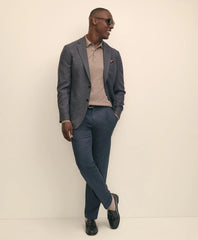 Traditional Fit Wool Hopsack Gingham Sport Coat