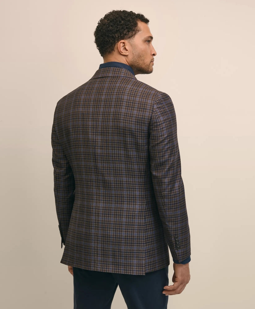 Classic Fit Wool Plaid-Gingham Sport Coat