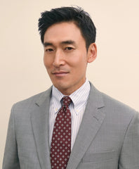 Traditional Fit Wool Sharkskin 1818 Suit