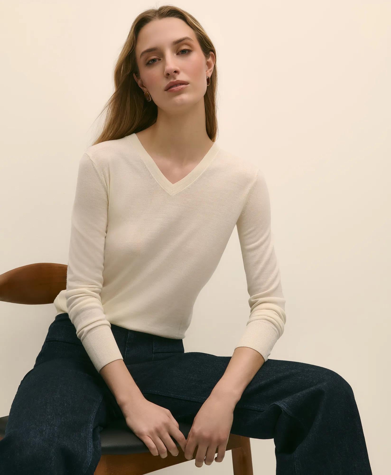 Ultimate Merino Wool V-Neck Sweater